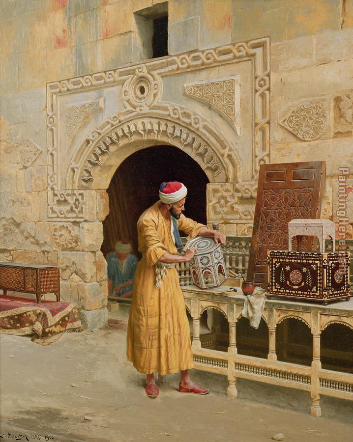 The furniture maker painting - Unknown Artist The furniture maker art painting